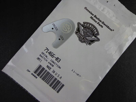 Naklejka na stacyjkę Harley Davidson Electra OEM