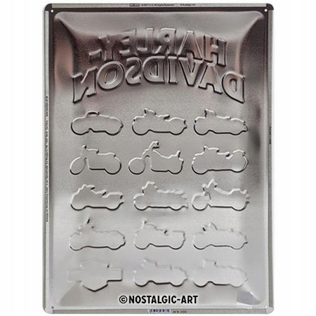 Plakat Metalowy 30 x 40cm Harley-Davidson