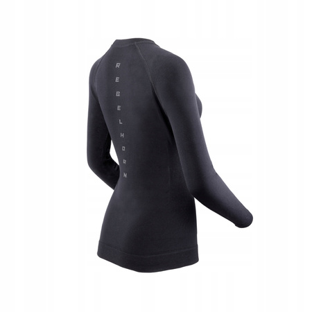 Koszulka Termoaktywna Z Długim Rękawem Rebelhorn Freeze II Lady Black