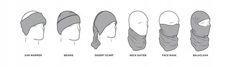 Komin Chusta Floral Motley Tube