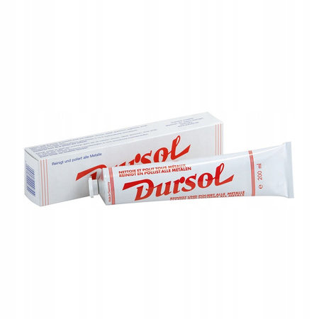 DURSOL, PASTA POLERSKA DO METALU CHROMU TUBKA 200 ml