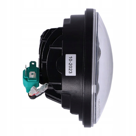 Lampa przednia czarna LED 5-3/4 cala z ECE