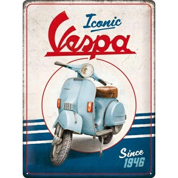 Metalowy Plakat Blacha 30x40 Vespa Iconic Since 1946