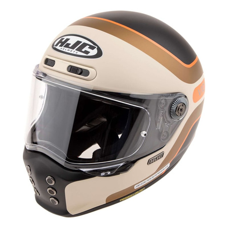 Kask HJC V10 Grape Black Bronze – włókno szklane, z Pinlockiem + Gratis