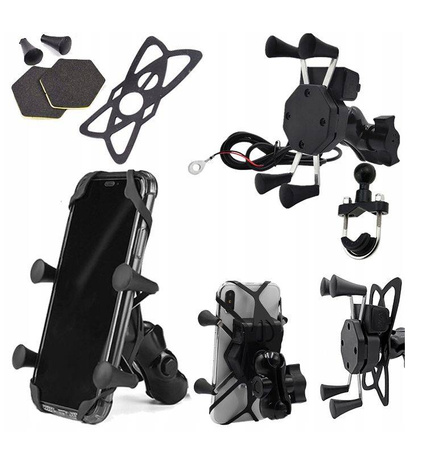 FreedConn motocyklowy uchwyt na telefon z ładowarką MC18C