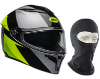 Kask Bell Lithium Metallic Grey ECE6 z blendą + Kominiarka Held Gratis