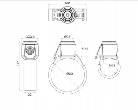 Podstawa montażowa obejma na rurę Quad Lock 360