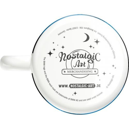 Kubek emaliowany BMW Garage 360 ml – Metalowy Nostalgic-Art