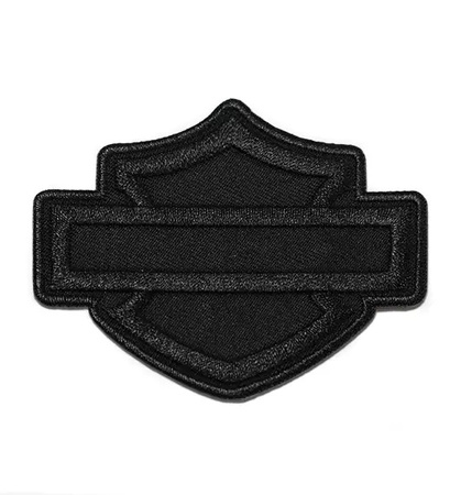 Naszywka Harley-Davidson Black on Black Bar & Shield