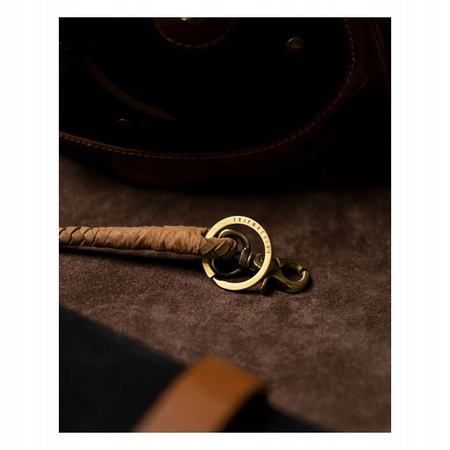 Brelok pleciony Trip Machine Braided key chain tobacco