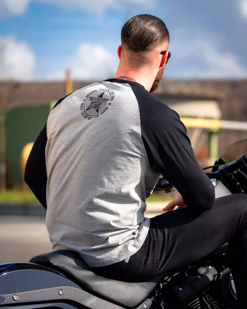 Bluza Longsleeve Thunderbike Flying Customs czarno/szary