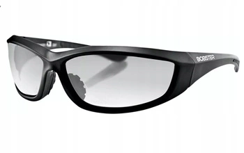 Okulary motocyklowe Bobster Charger Clear – poliwęglan, UV400, anti-fog