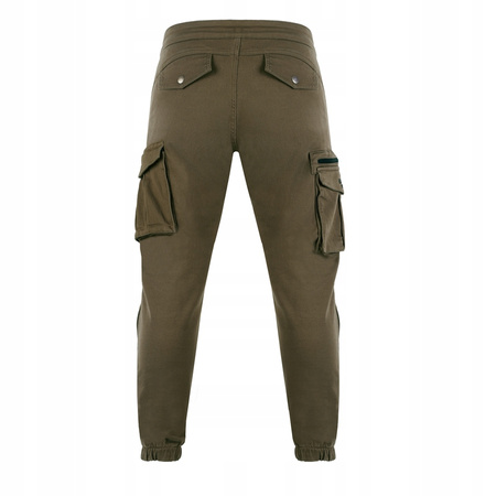 Spodnie Motocyklowe Jeansowe Broger Alaska II Jogger Fit Olive Green