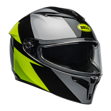 Kask Bell Lithium Metallic Grey ECE6 z blendą + Kominiarka Held Gratis