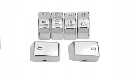 Zestaw Nakładek Na Przełączniki Harley Davidson Softail Dyna 11-17