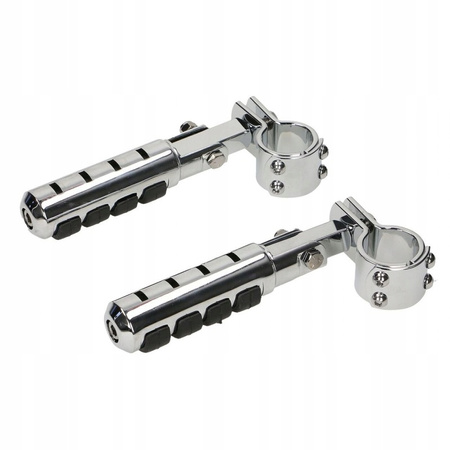 Podnóżki spacerówki chromowane na gmole 38-40 mm