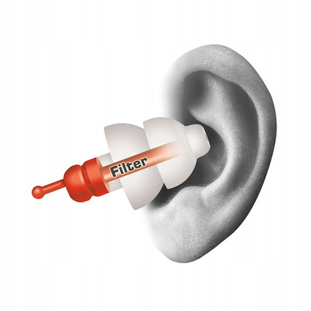 Zatyczki do uszu Alpine Race z filtrami akustycznymi High