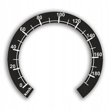 Naklejka prędkościomierza do Harley-Davidson Dyna, Touring, Sportster