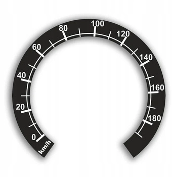 Naklejka prędkościomierza do Harley-Davidson Dyna, Touring, Sportster