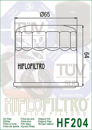 Filtr Oleju Hiflo HF204