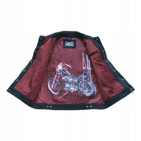 Kamizelka Motocyklowa Jeansowa Black 13 1/2 Rain-Splitter