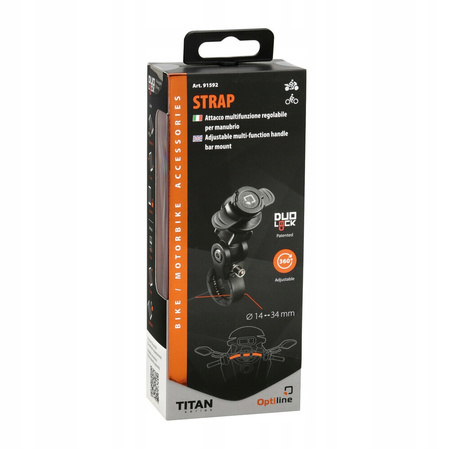 Regulowany uchwyt motocyklowy do telefonu