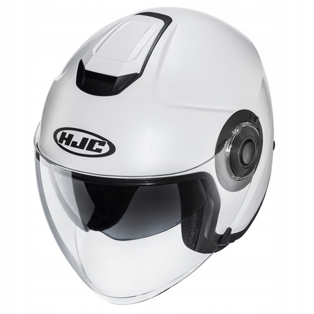 Kask Motocyklowy Otwarty HJC I40 Semi Flat Pearl White