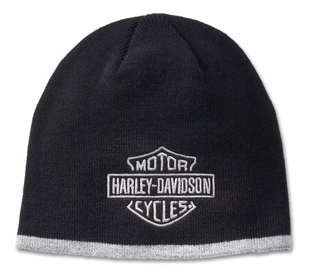 Czapka dzianinowa Harley-Davidson Bar & Shield w kolorze czarnym