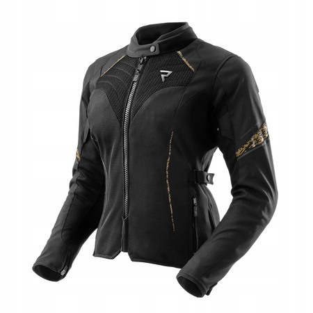 Kurtka Motocyklowa Tekstylna Rebelhorn Jax Lady BLACK/GOLD