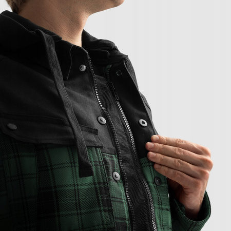 Koszula Motocyklowa Rebelhorn Shifter Black/Green