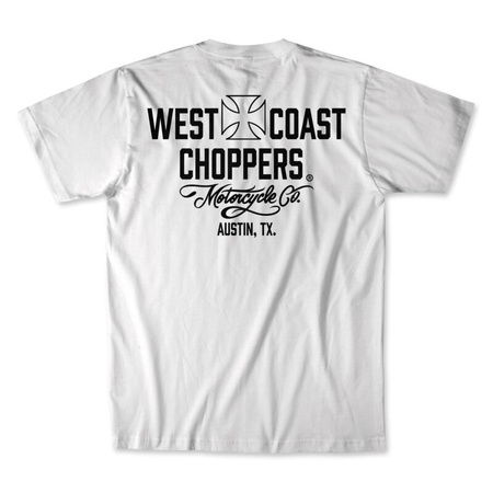 Koszulka West Coast Choppers Motorcycle Co. White 2XL – 100% Bawełna