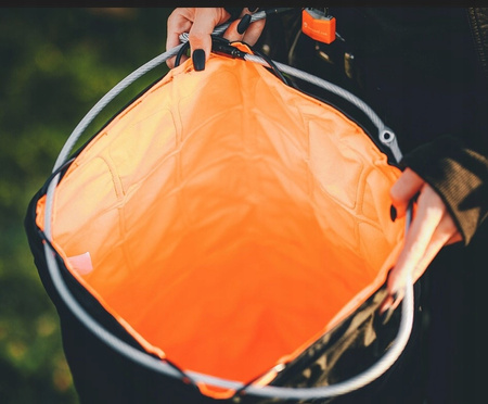 Antykradzieżowa torba na kask kłódka z alarmem