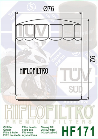 Filtr oleju Hiflo HF171C