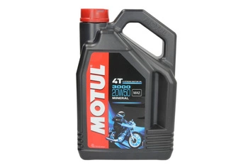 Olej silnikowy 4T MOTUL 3000 SAE 20W50 SJ JASO MA-2 Mineralny 4L