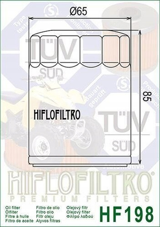 Filtr oleju Hiflo HF198