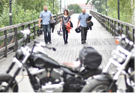 Antykradzieżowa torba na kask kłódka z alarmem