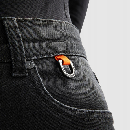 Spodnie Motocyklowe Rebelhorn Bronco Monolayer Lady Washed Black