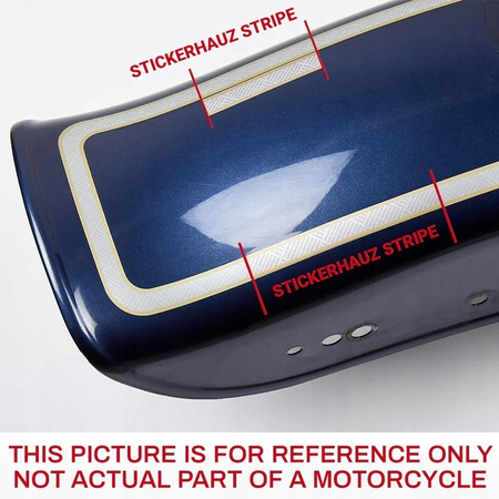 Naklejki rocznicowe na przedni błotnik Harley-Davidson Dyna, Softail