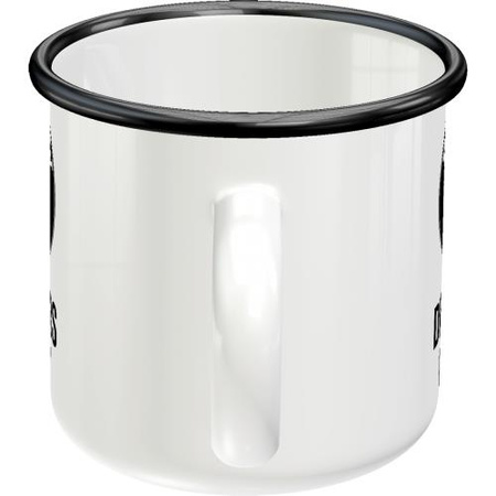 Kubek emaliowany BMW Drivers Only 360 ml – Metalowy Retro