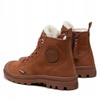 Buty Zimowe Palladium Pampa Hi Zipp WL Brown Pattina