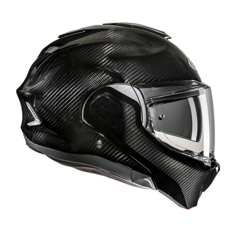 Kask motocyklowy HJC F100 Carbon – ultralekki z blendą, Pinlockiem + gratis