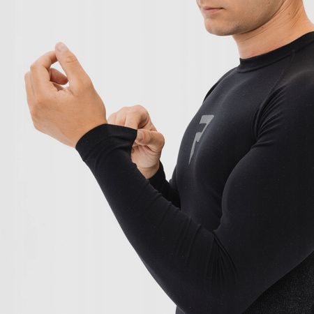 Koszulka Termoaktywna z Długim Rękawem Rebelhorn Freeze II Black