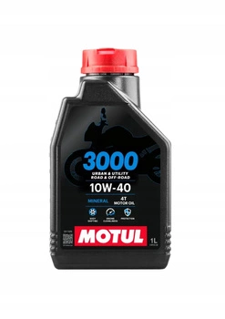 Olej silnikowy 4T MOTUL 3000 10W40 SJ JASO MA-2 Mineralny 1L