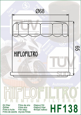 Filtr oleju Hiflo HF138