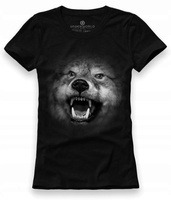 T-SHIRT DAMSKI UNDERWORLD WOLF BLACK
