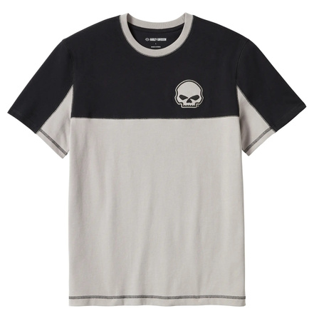 Koszulka Harley-Davidson Willie G Skull Colorblock black/grey