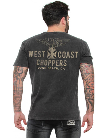 Koszulka West Coast Choppers Eagle – czarna