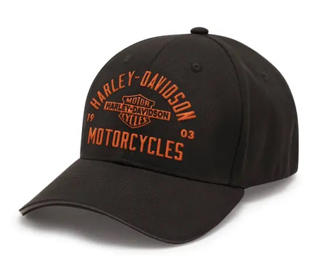 Czapka z Daszkiem Harley-Davidson Apex Softail black