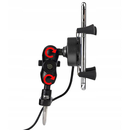 FreedConn motocyklowy uchwyt na telefon z ładowarką USB