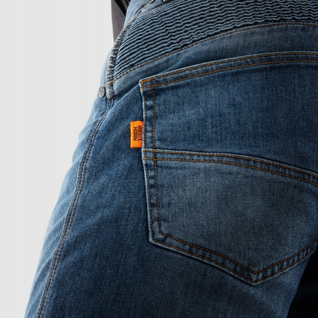 Spodnie Motocyklowe Jeans Rebelhorn Vandal Monolayer Washed Blue